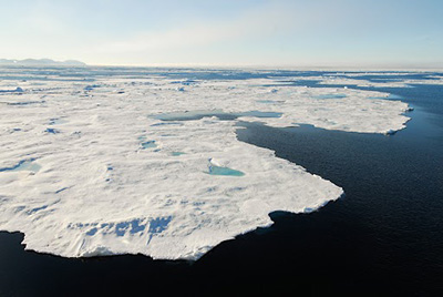 Sea ice North of Svalbard