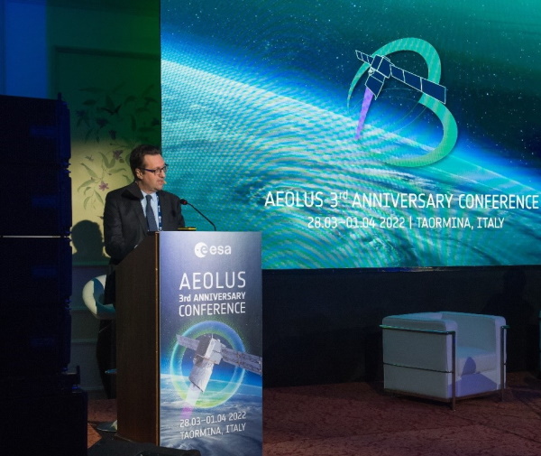 Aeolus mission manager at third anniversary conference