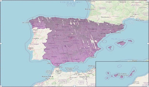 Geosat-2 Spain coverage new collection open for users