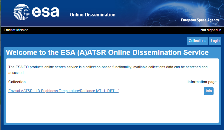The dissemination service for ESA (A)ATSR data