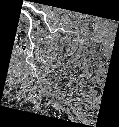 ALOS-1 captures the Garonne and Dordogne rivers in France