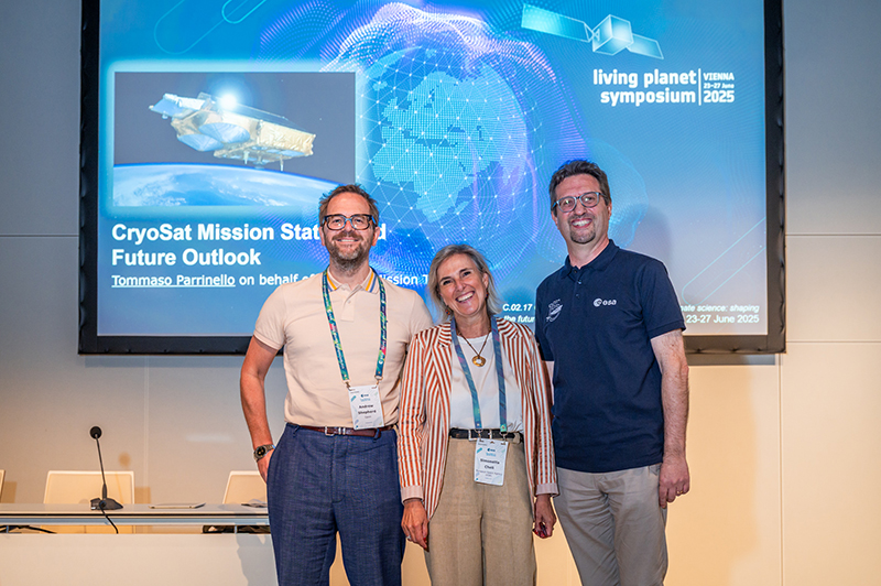 Photo of CryoSat’s team celebrated the mission’s fifteenth anniversary