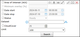 The HEDAVI Explorer search interface