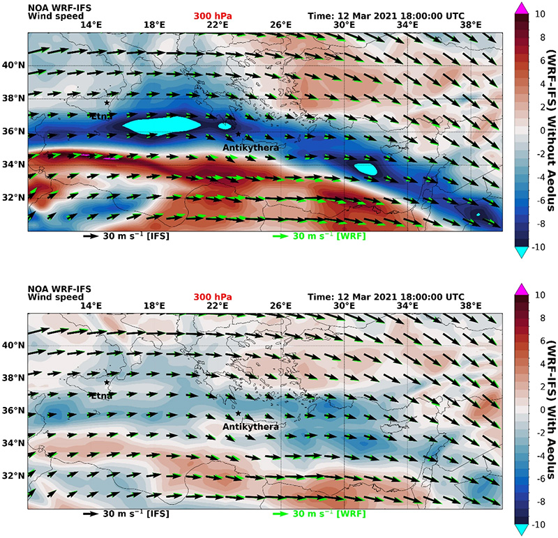 Impact of Aeolus on windspeed measurements