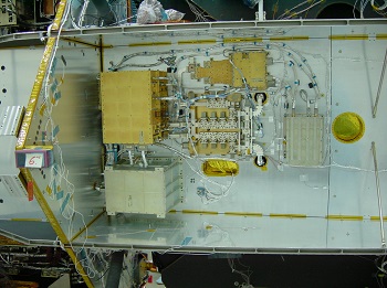 Detailed view of the SIRAL instrument on CryoSat