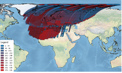Kiruna density and coverage map