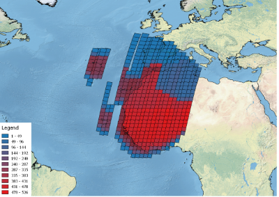 Maspalomas density and coverage map