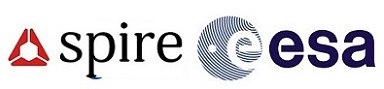 ESA and Spire logos