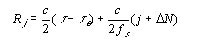 Range equation, formula 1
