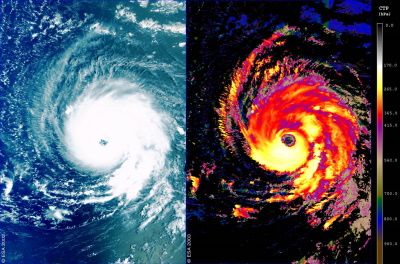Envisat reveals the extent of Hurricane Isabel