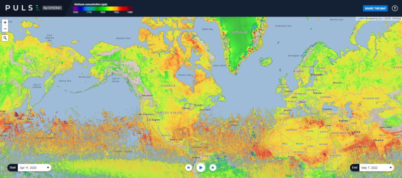 GHGSat’s global methane map