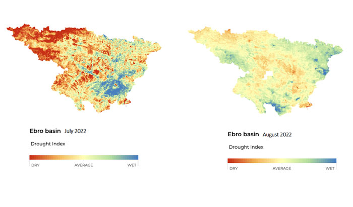 Current drought situation in Ebro basin