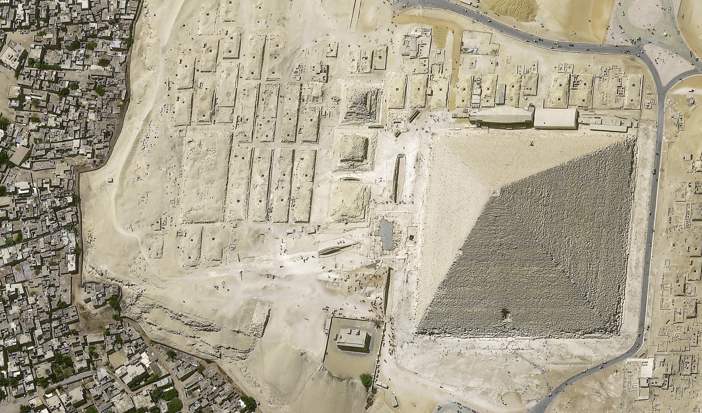The Pyramids of Giza: As seen by Pléiades Neo and Vision-1