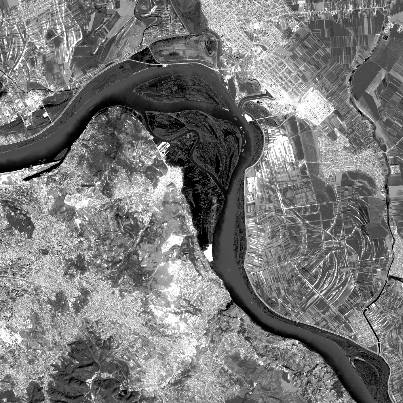 Image for search result element with title: Forkontumac Island, Serbia: As seen by CartoSat-1