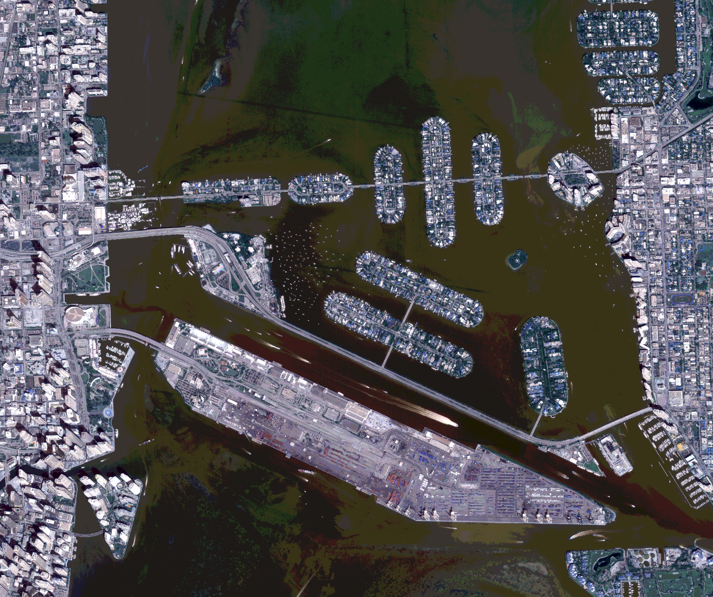 Image for search result element with title: Biscayne Bay, Miami, USA: As seen by SkySat