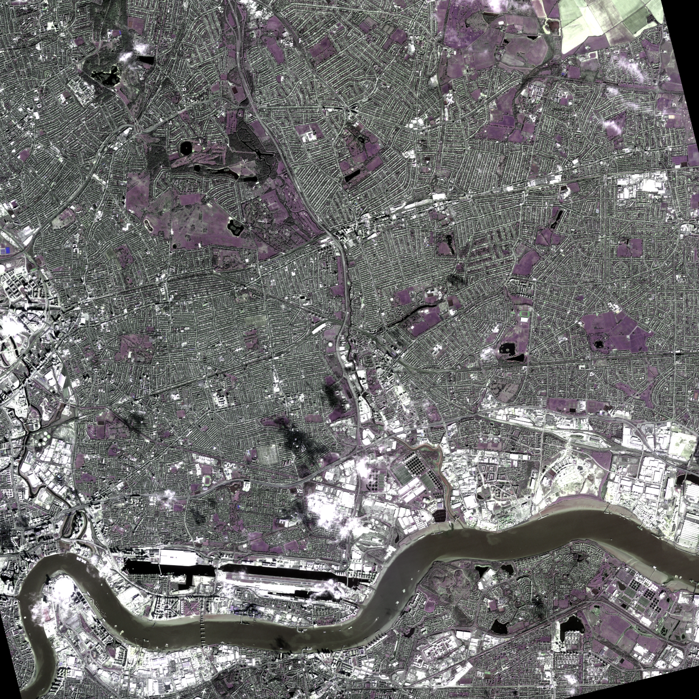 Image for search result element with title: London boroughs, United Kingdom: As seen by GEOSAT-2