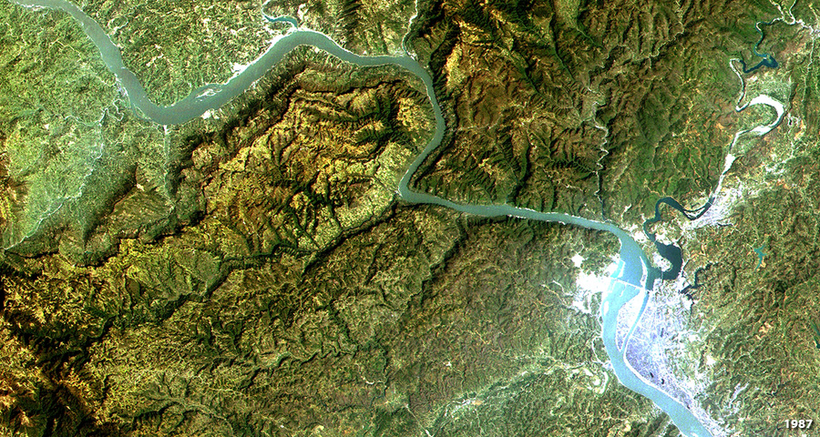 Three Gorges Dam 1984