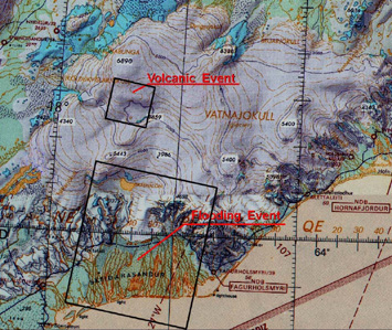 Vatnajoekull map