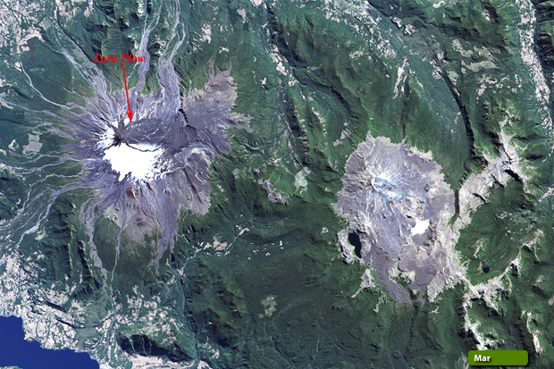 Villarica volcano feb