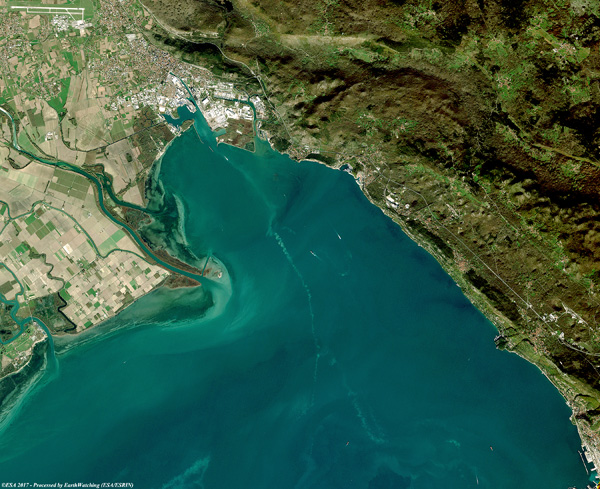 Monfalcone, Italy by Sentinel-2