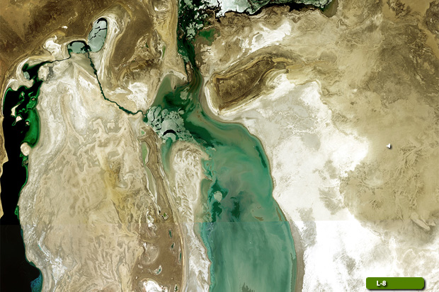 Aral Sea, Kazakhstan - Image of the Week - Earth Watching